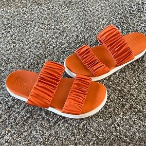 Sorel Orange Women's Sandals